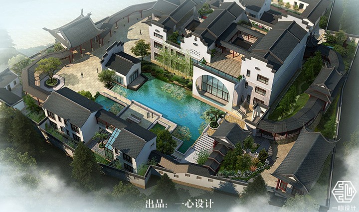 中式民宿，中式别墅设计的一些理念特点